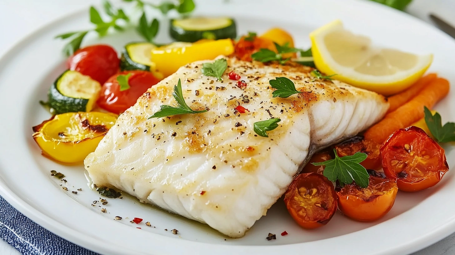 Запечена риба з овочами